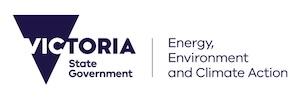 Logo for the Department of Energy, Environment and Climate Action