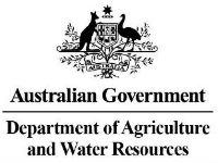 Logo and coat of arms for the Australian Government, Department of Agriculture and Water Resources
